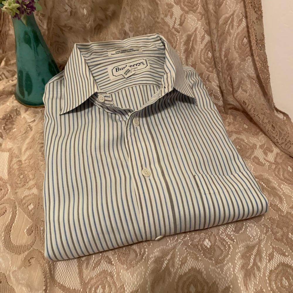 EUC | Burberry of London Men’s Dress Shirt - Picture 2 of 9